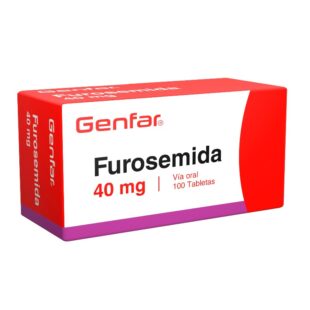 FUROSEMIDA 40 MG 100 TABLETAS GF