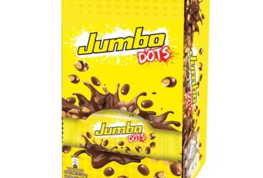 CHOCOLATINA JUMBO DOTS 12 UND 360 GRAMOS